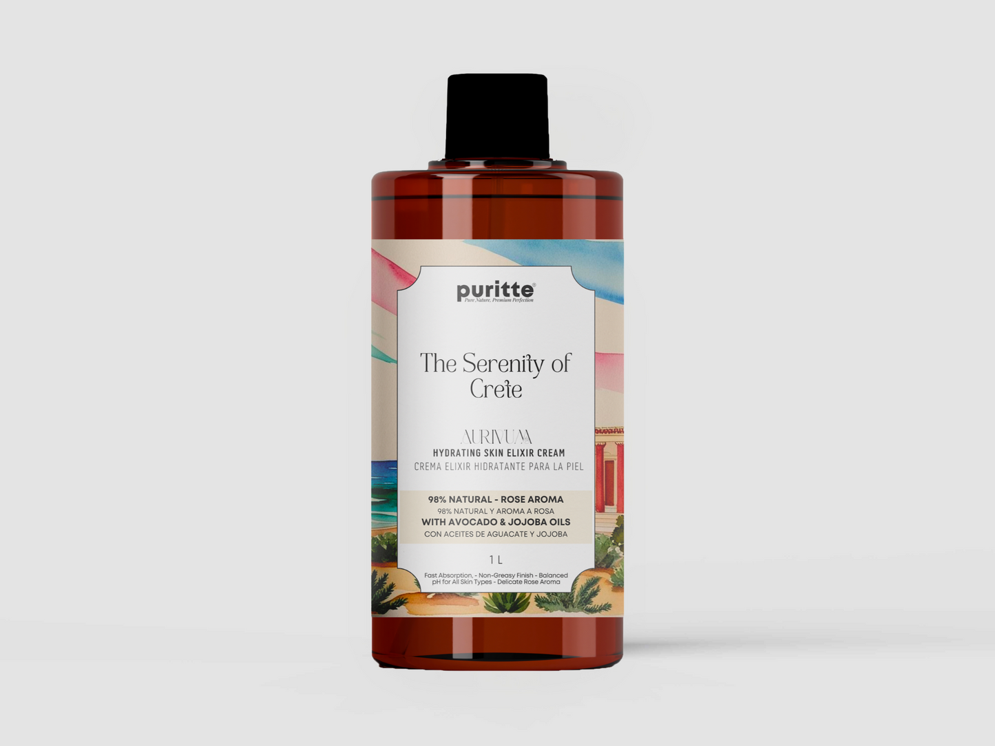 The Serenity Crete - Skin Elixir | Hidratación Natural con Aroma a Rosa