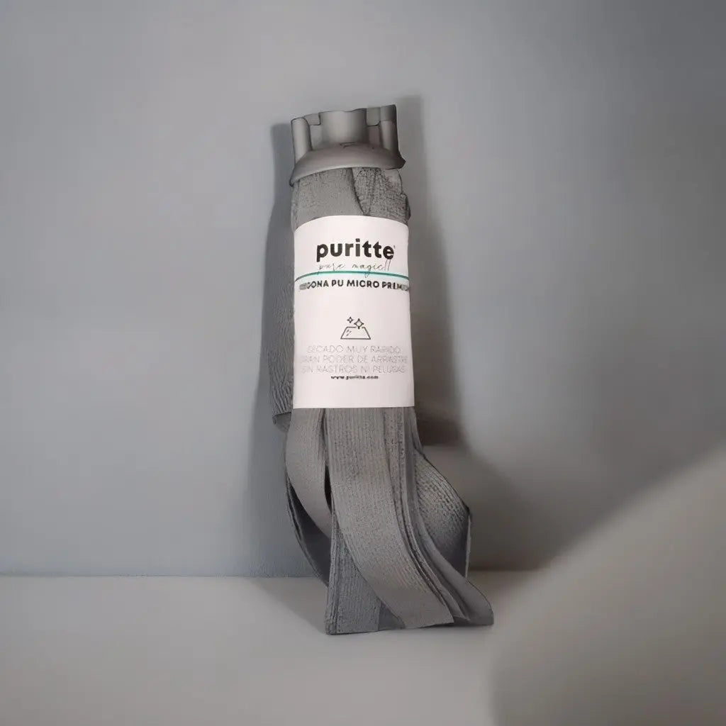 Fregona PU MICRO de Puritte: Microfibra PU, 155g – Color Gris Elegante Puritte