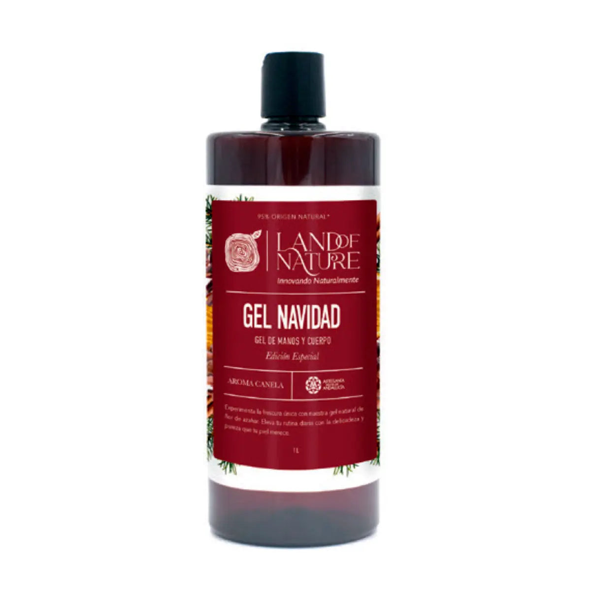 Gel de cuerpo y manos con aroma navidad con ingredientes naturales para la hidratación de todo tipo de pieles.
