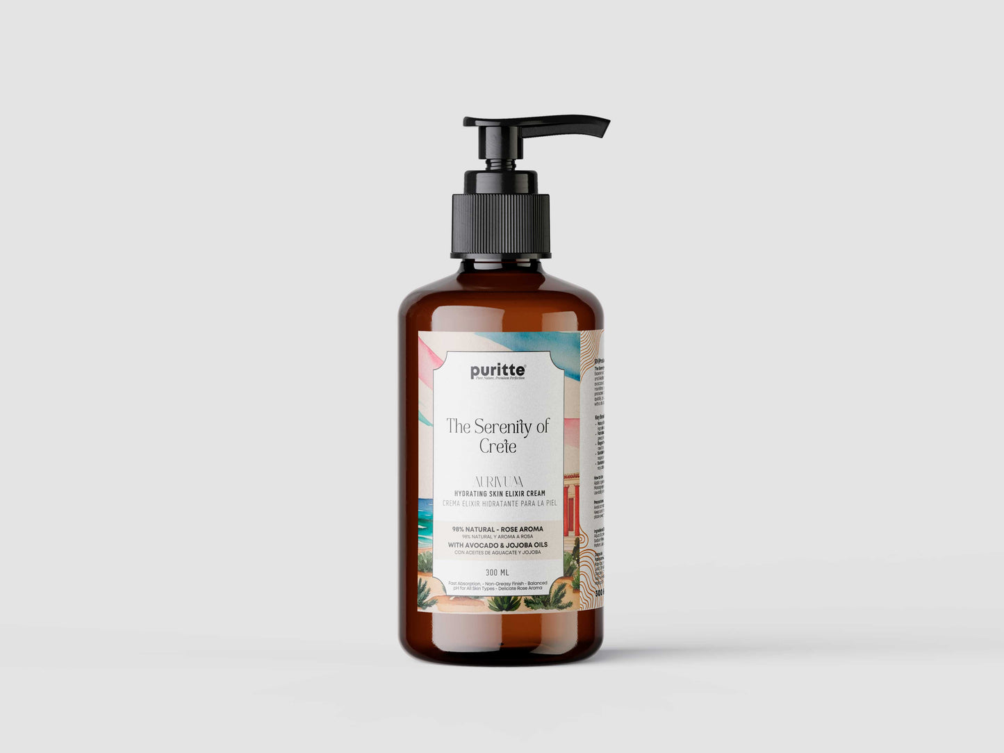 The Serenity Crete - Skin Elixir | Hidratación Natural con Aroma a Rosa