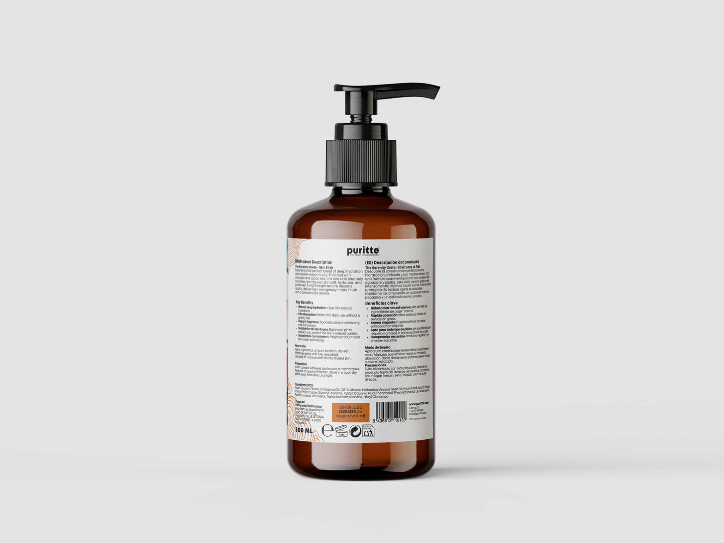The Serenity Crete - Skin Elixir | Hidratación Natural con Aroma a Rosa