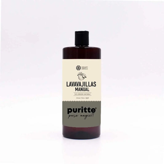 Lavavajillas Manual Natural Puritte - Eficacia Natural con Aroma Citrus-Apple Puritte